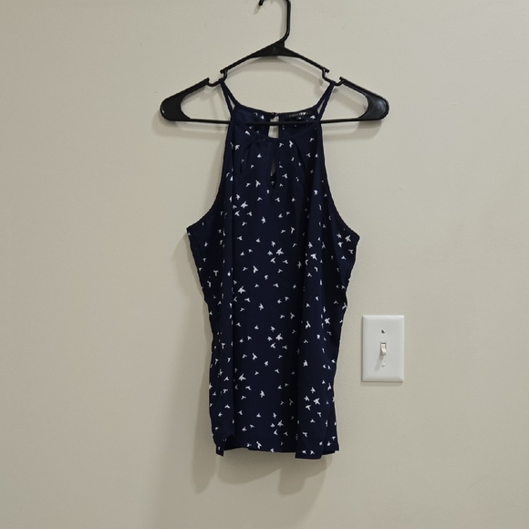 Papermoon- Navy Blue Halter Neck Women's Top **NWOT** - Picture 6 of 11